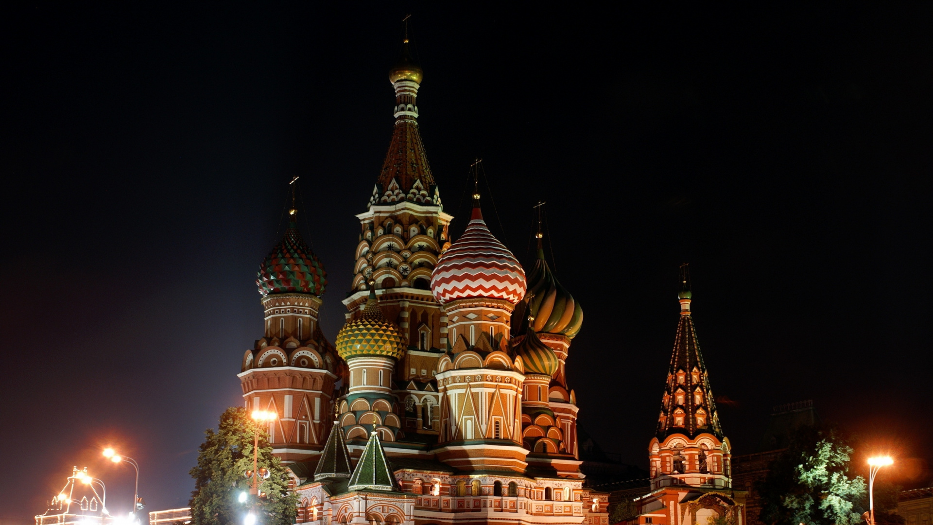 Wallpaper Brown and Green Concrete Building During Night Time, Full HD ...