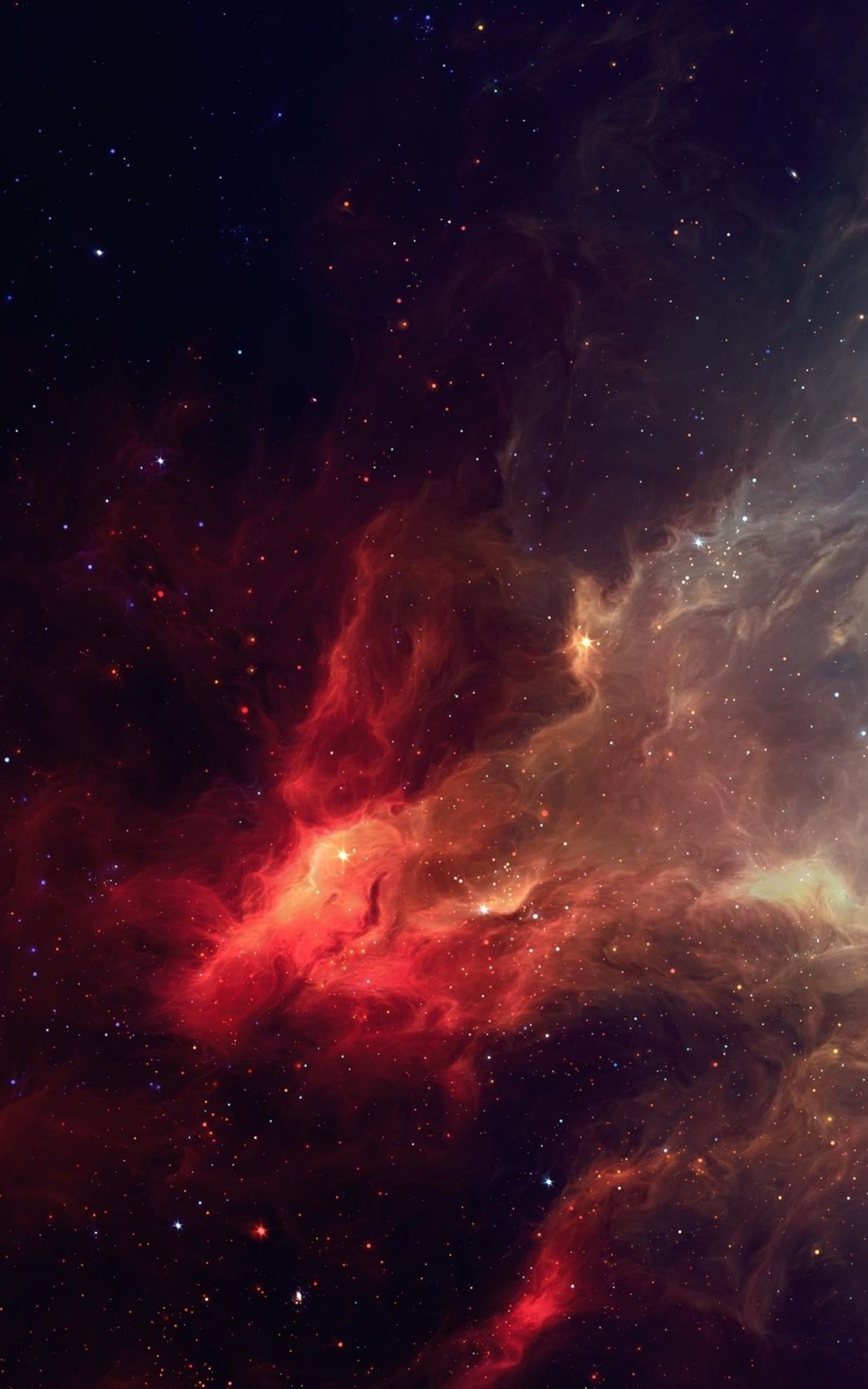 Wallpaper Black and Red Galaxy Illustration, Background - Download Free ...