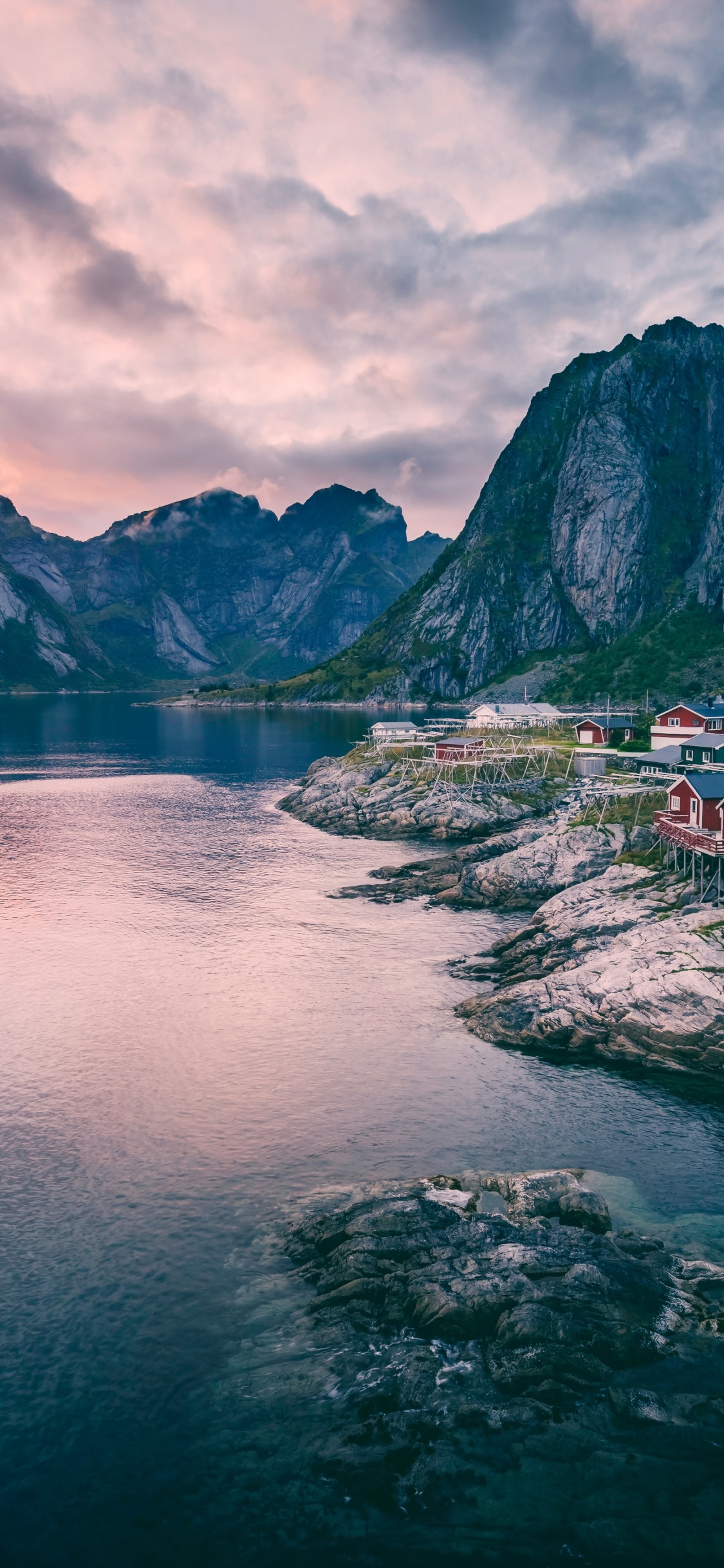 Nature Norvège, Fjord, Les Îles Lofoten, Nature, Voyage. Wallpaper in 1125x2436 Resolution
