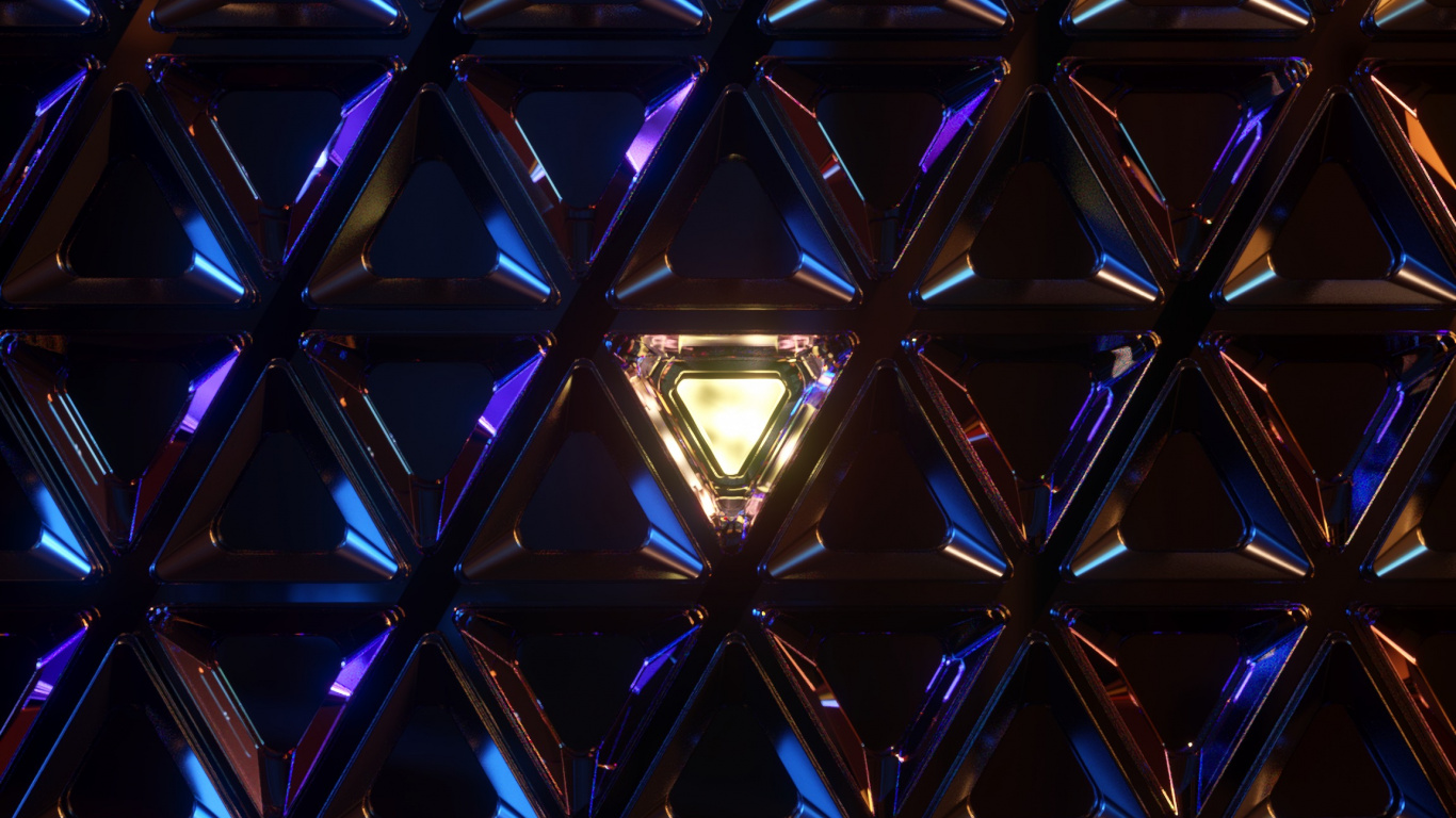 Schwarz-braunes Blumenmuster. Wallpaper in 1366x768 Resolution