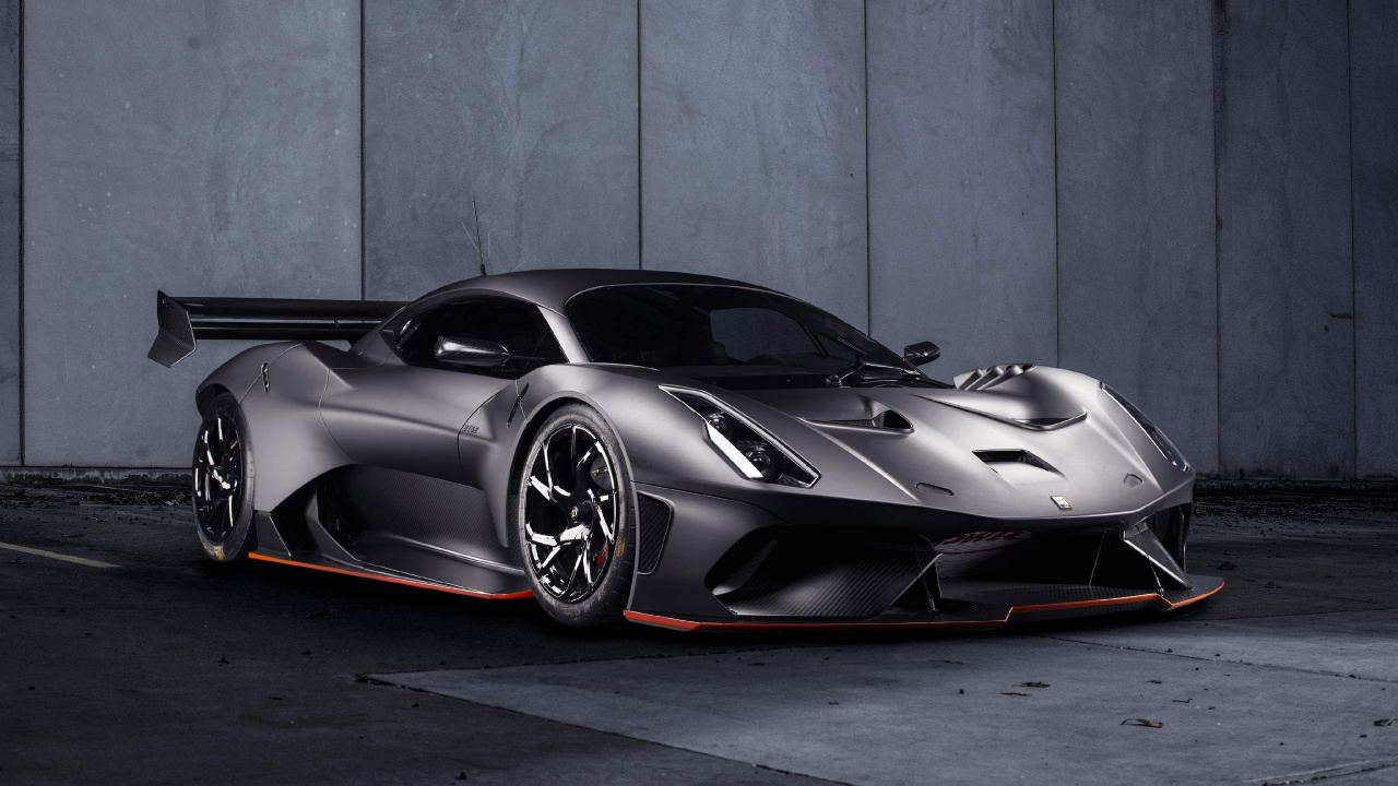 Silberner Und Roter Ferrari-Sportwagen. Wallpaper in 1280x720 Resolution