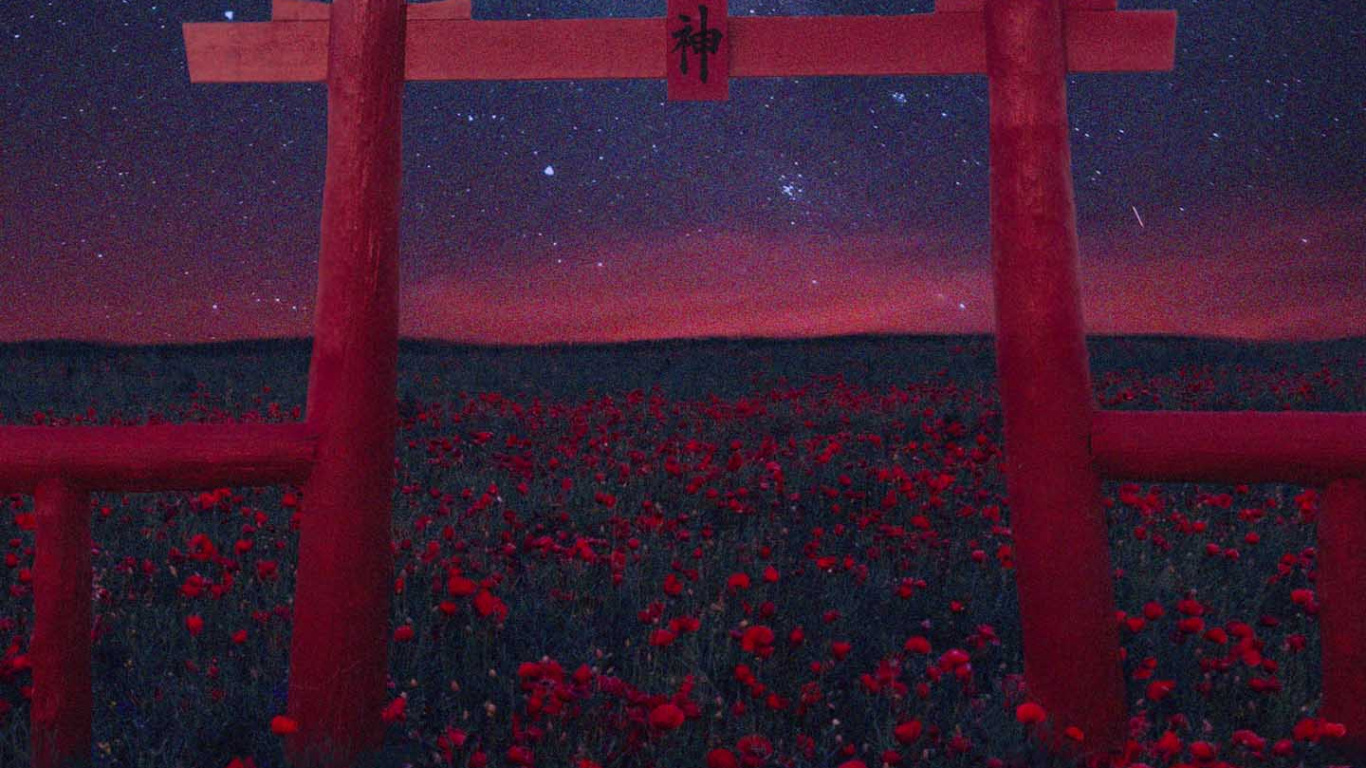 Atmosphère, Eau, Torii, Red, Plantes Ligneuses. Wallpaper in 1366x768 Resolution