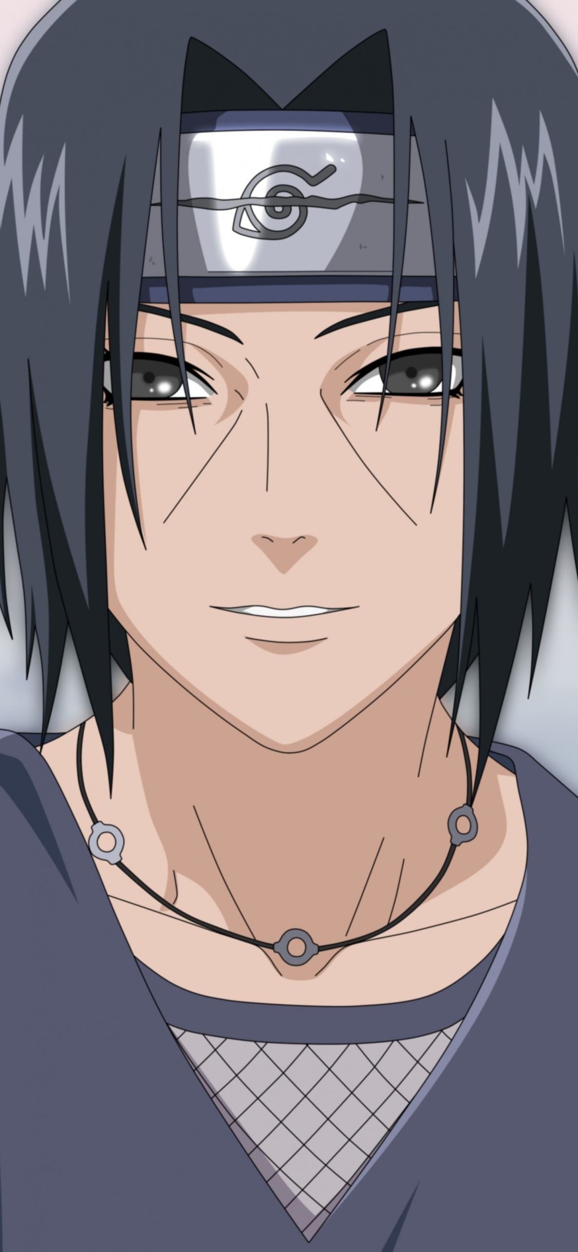 Black Haired Male Anime Character. Wallpaper in 1125x2436 Resolution