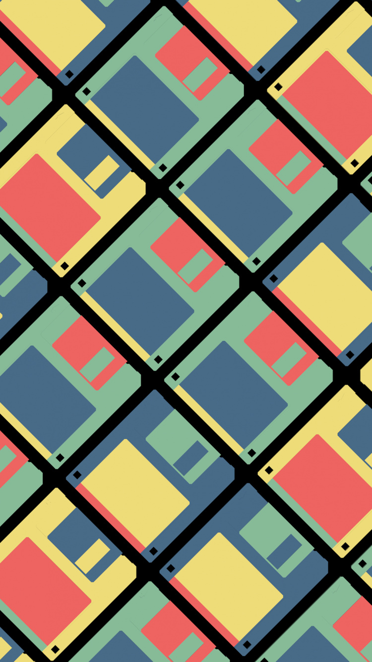 Disquette, la Pureté de la Couleur, Rectangle, Textile, Orange. Wallpaper in 750x1334 Resolution