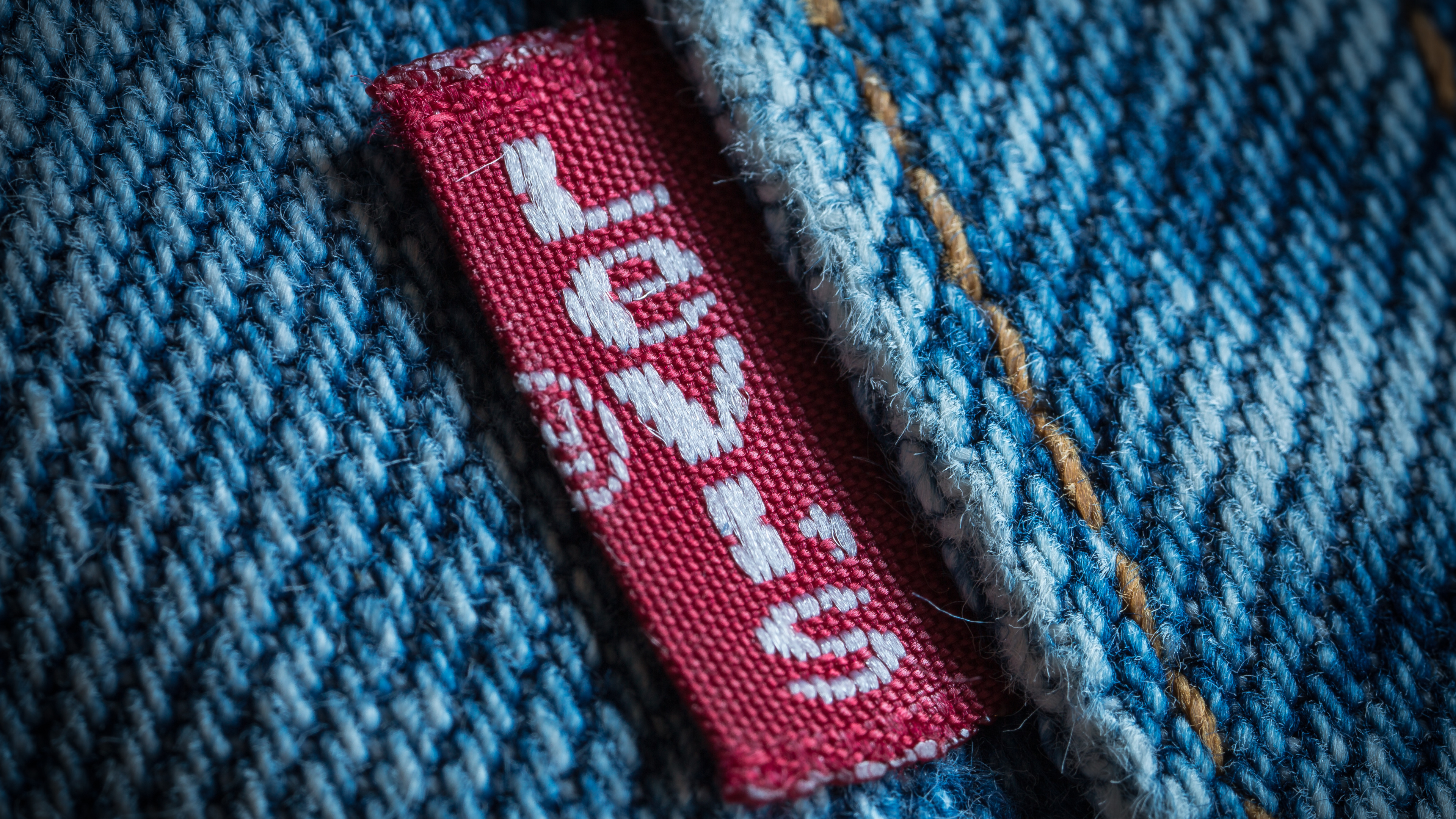 Pants, Knitting, Levis 501, Red, Woven Fabric. Wallpaper in 3840x2160 Resolution