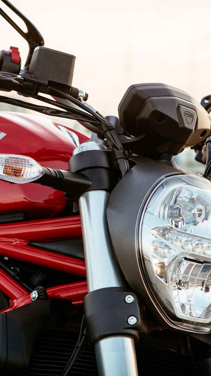 Red and Black Motorcycle on Road During Daytime. Wallpaper in 720x1280 Resolution