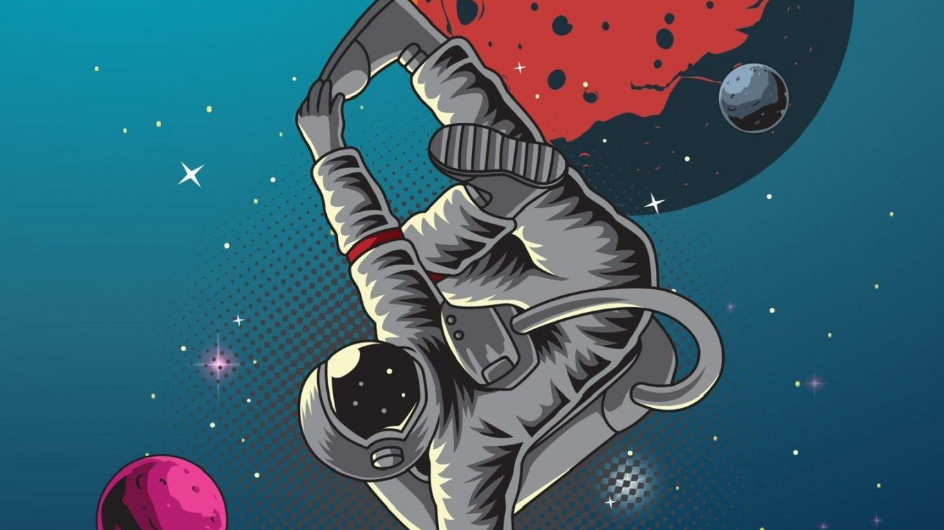 Visual Arts, Illustration, Space, Art, World. Wallpaper in 1366x768 Resolution