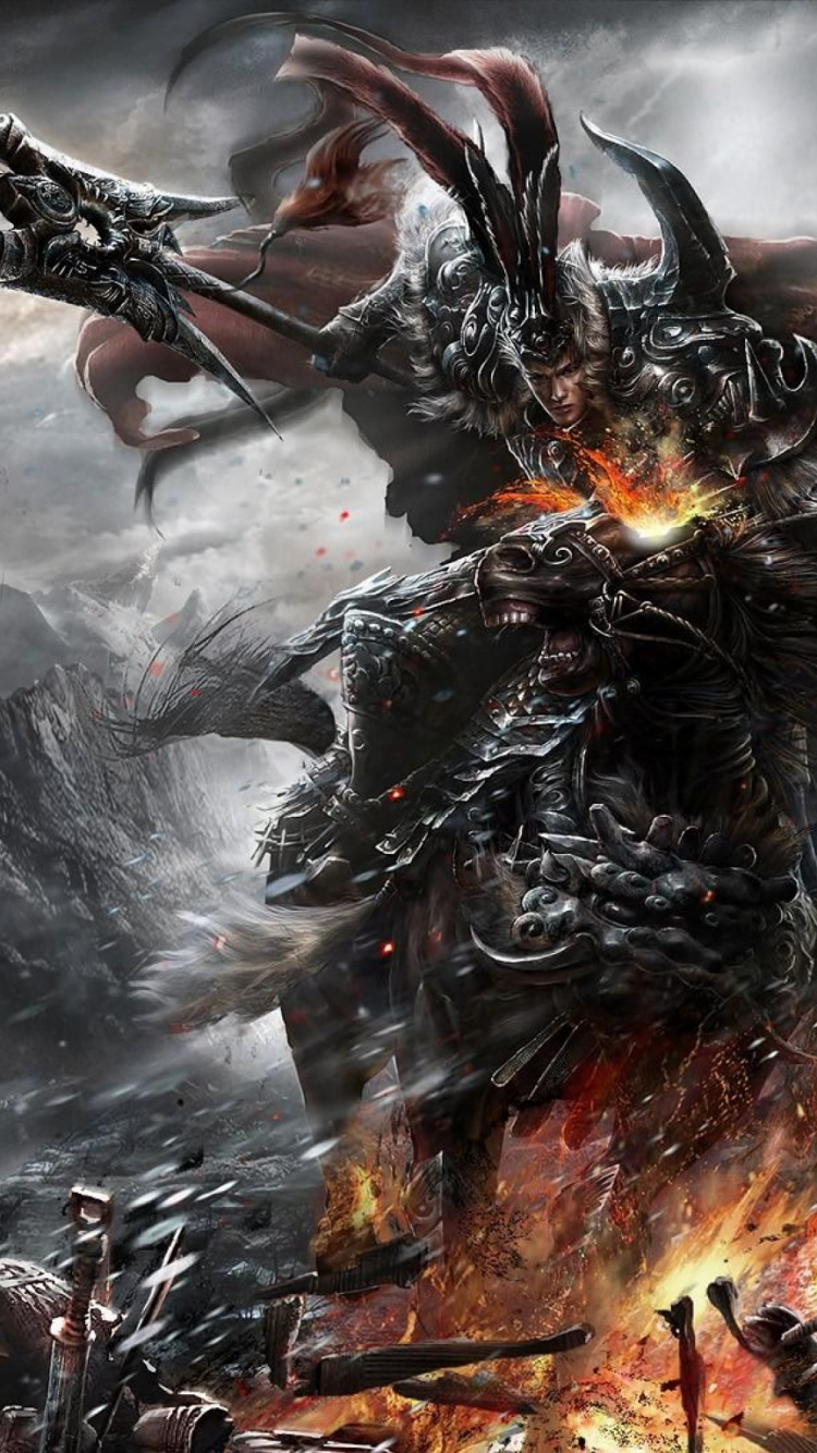 Peinture Abstraite en Noir et Blanc. Wallpaper in 750x1334 Resolution