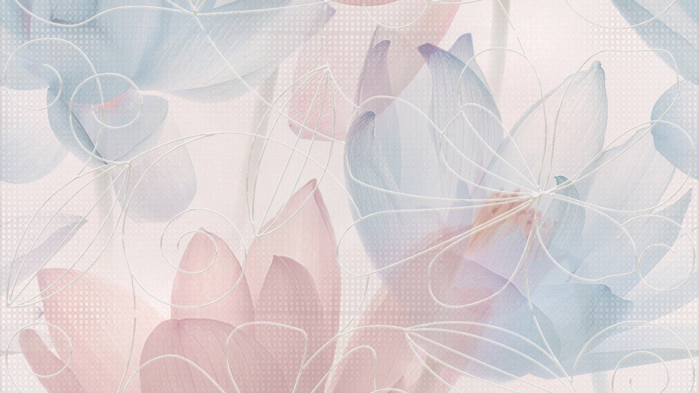 Textil Floral Blanco y Negro. Wallpaper in 1366x768 Resolution