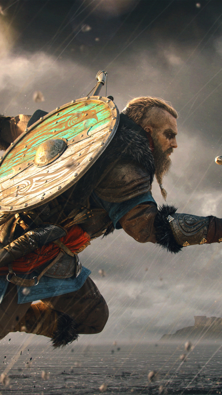 ac Valhalla, Assassins Creed Valhalla, Assassins Creed Odyssée, Edward Kenway, Ubisoft. Wallpaper in 750x1334 Resolution