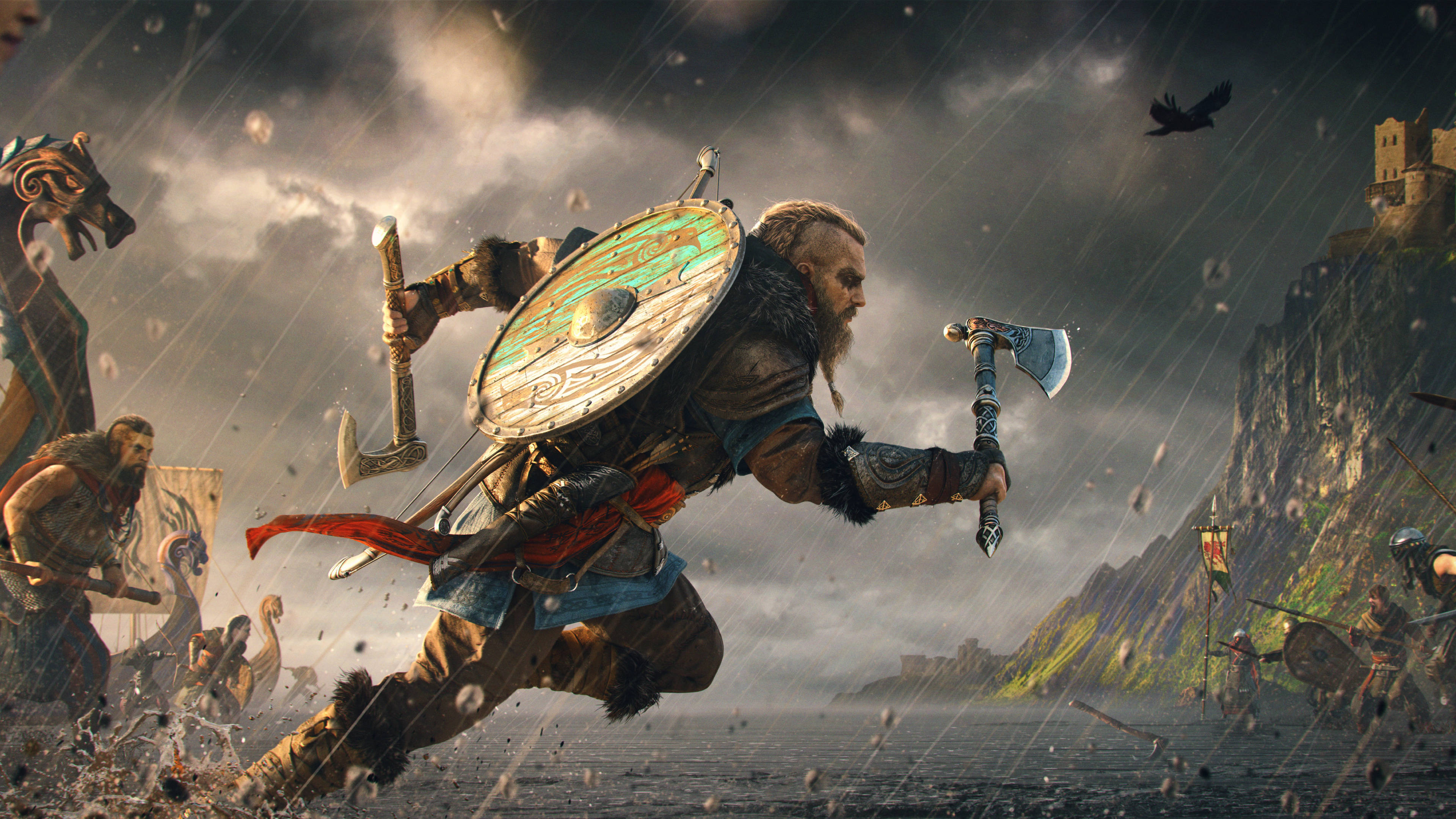 ac Valhalla, Assassins Creed Valhalla, Assassins Creed Odyssey, Edward Kenway, Ubisoft. Wallpaper in 3840x2160 Resolution