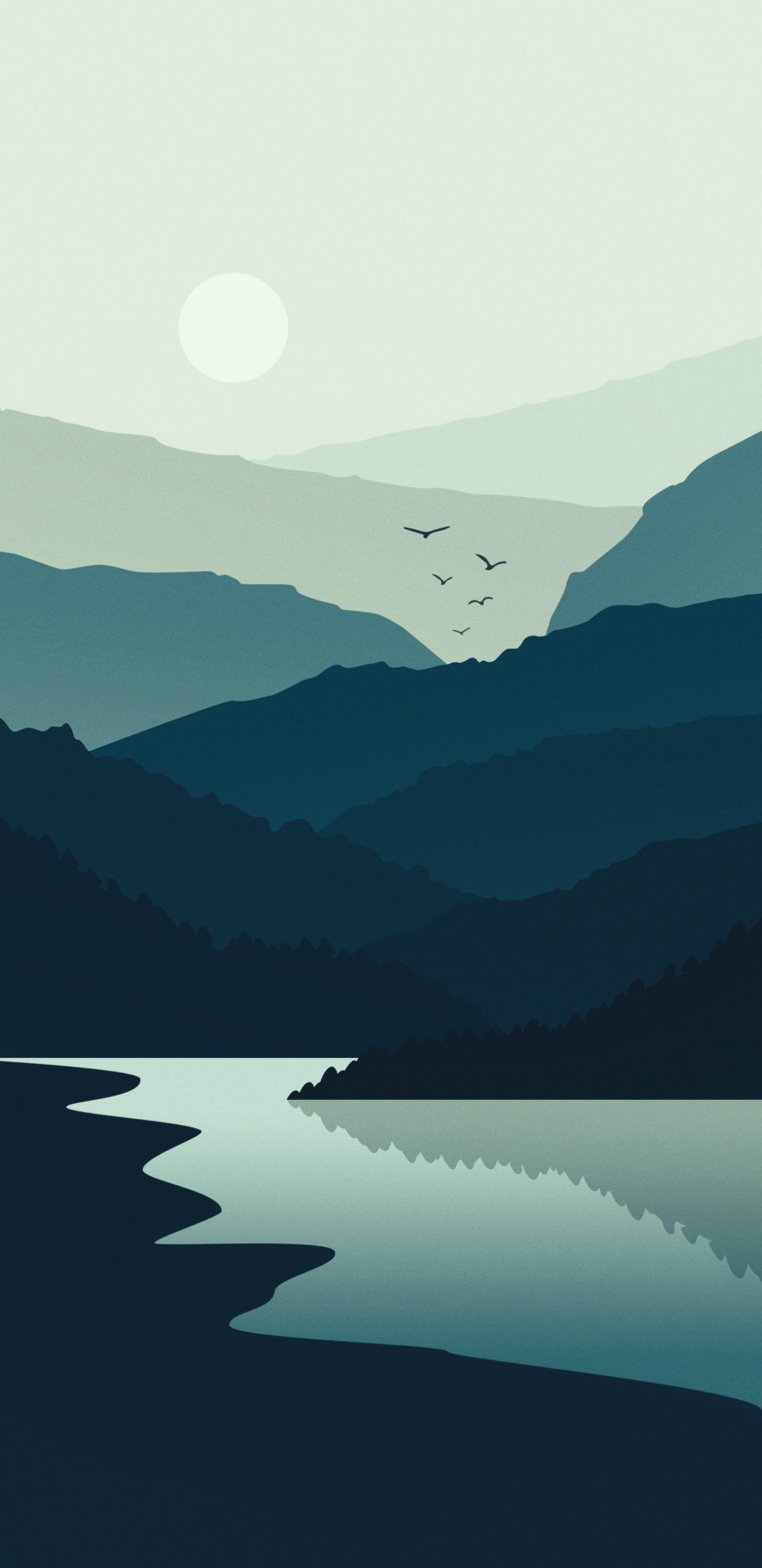 Cloud, Wasserressourcen, Wasser, Atmosphäre, Tageszeit. Wallpaper in 1440x2960 Resolution