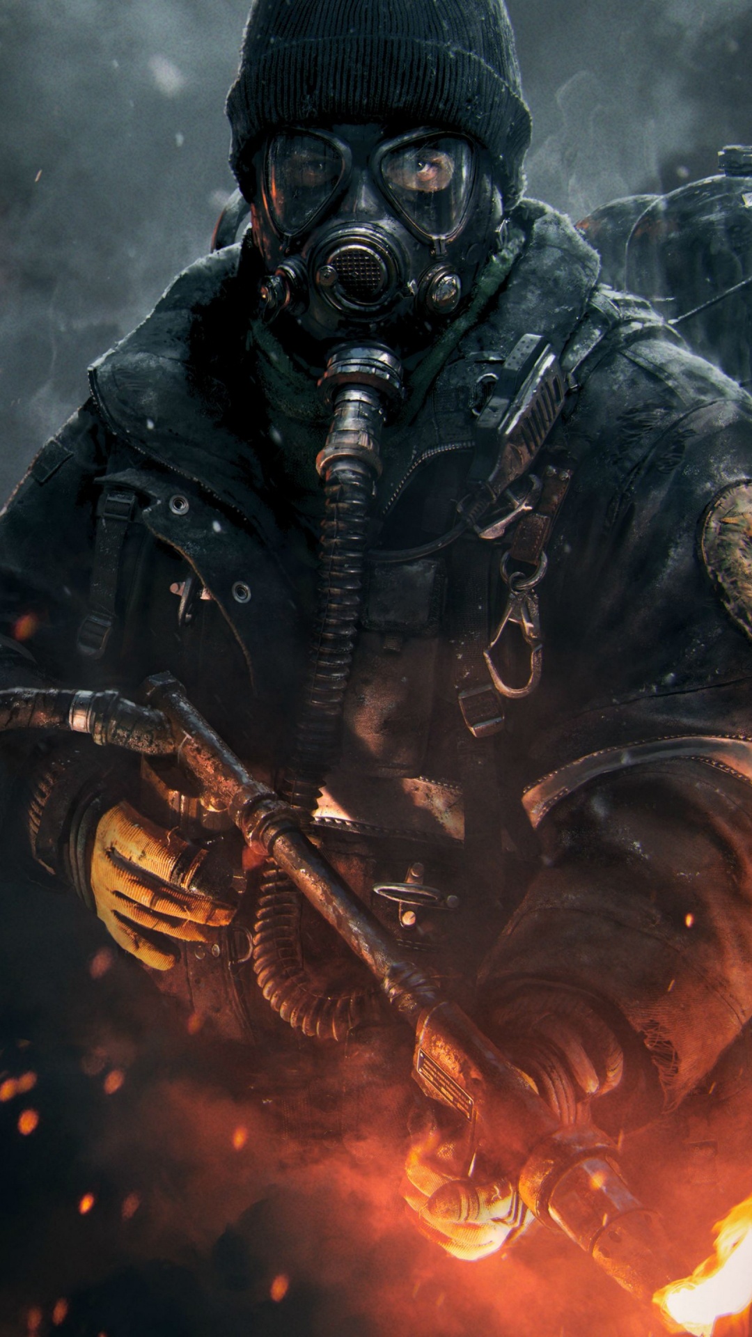 Ubisoft, Xbox One, Humo, Demonio, Pel. Wallpaper in 1080x1920 Resolution