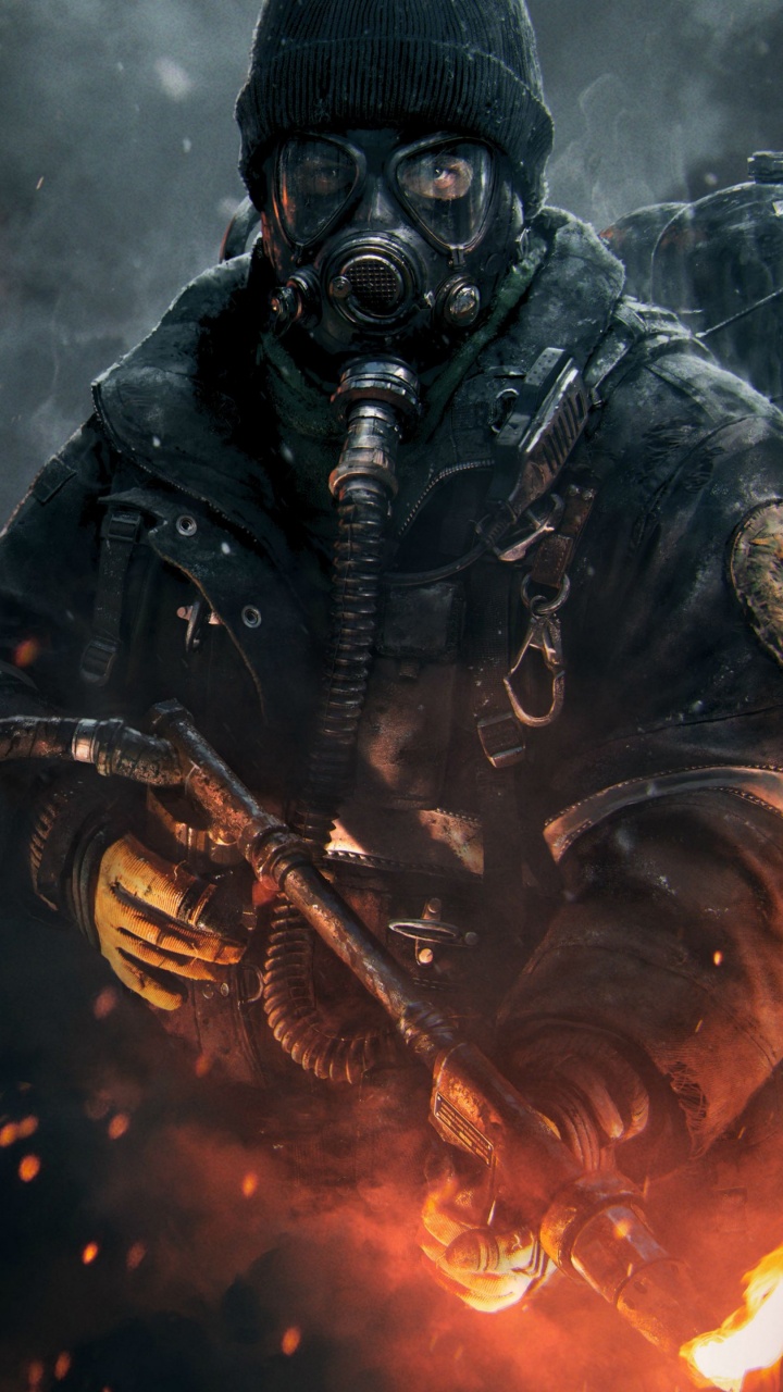 Ubisoft, Xbox One, Humo, Demonio, Pel. Wallpaper in 720x1280 Resolution