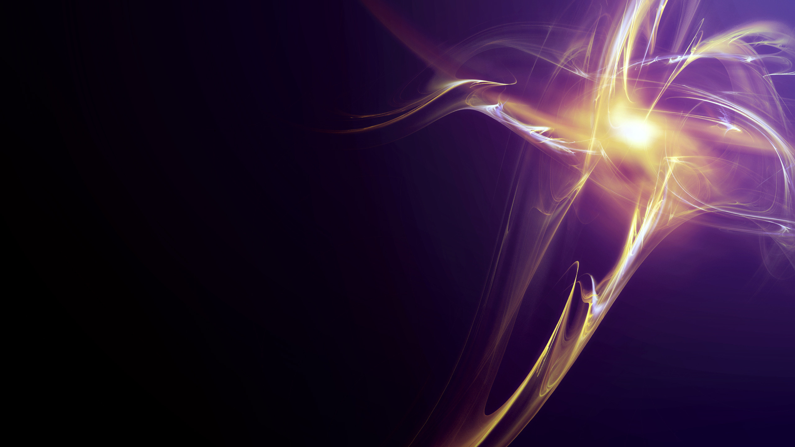 Papier Peint Numérique Lumière Jaune et Rouge. Wallpaper in 2560x1440 Resolution