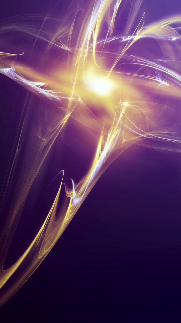 Papier Peint Numérique Lumière Jaune et Rouge. Wallpaper in 720x1280 Resolution