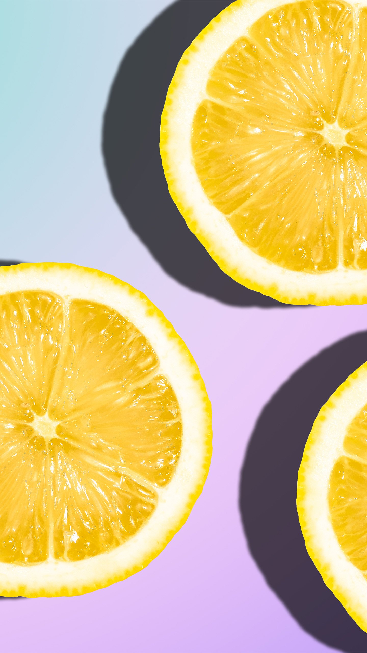 Lemon desktop wallpaper vector cute  Free Vector  rawpixel