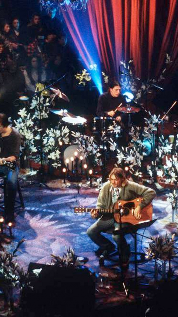 Nirvana, la Música Acústica, Rendimiento, Entretenimiento, Etapa. Wallpaper in 750x1334 Resolution