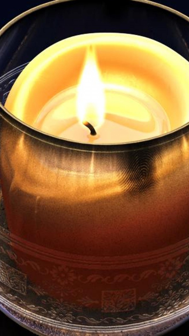 Bougie, Éclairage, Flamme, Cire, Design D'intérieur. Wallpaper in 720x1280 Resolution