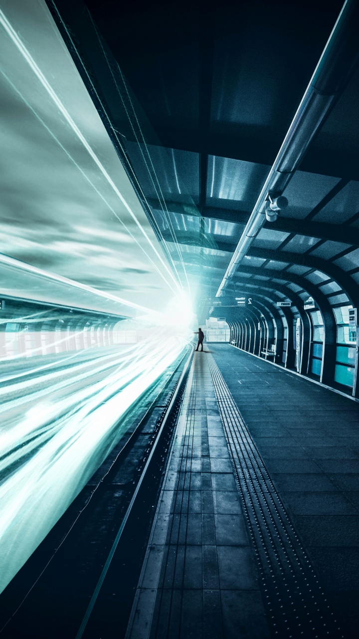 Train, Electricity, Line, Parallels, Tints and Shades. Wallpaper in 720x1280 Resolution