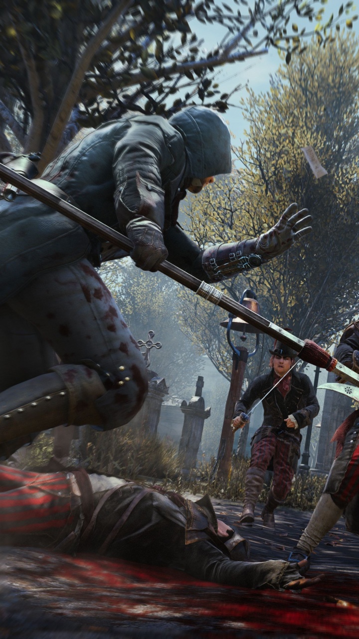 Assassins Creed Unity, Ubisoft, Ubisoft Montreal, Playstation 4, Guerra. Wallpaper in 720x1280 Resolution