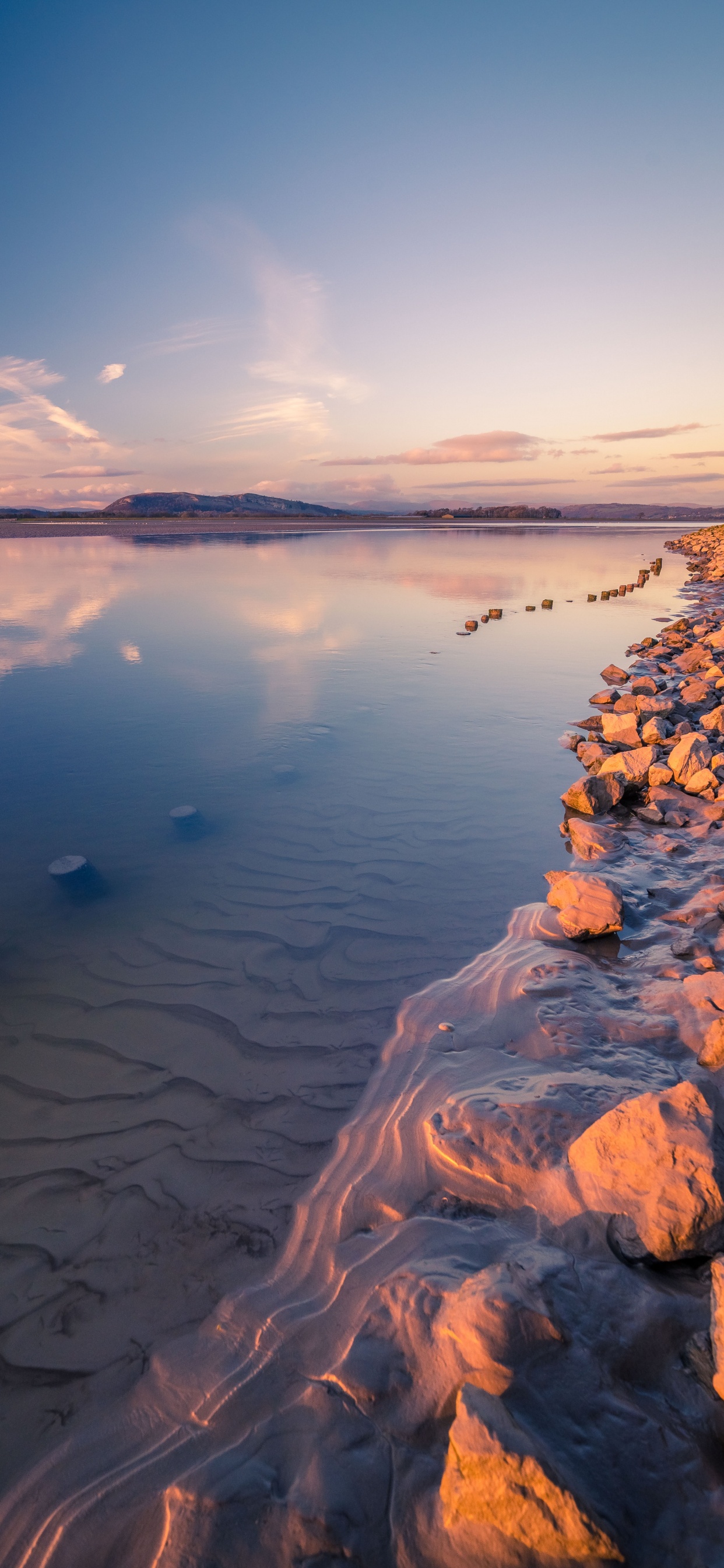 Agua, Los Recursos de Agua, Ambiente, Paisaje Natural, Atardecer. Wallpaper in 1242x2688 Resolution