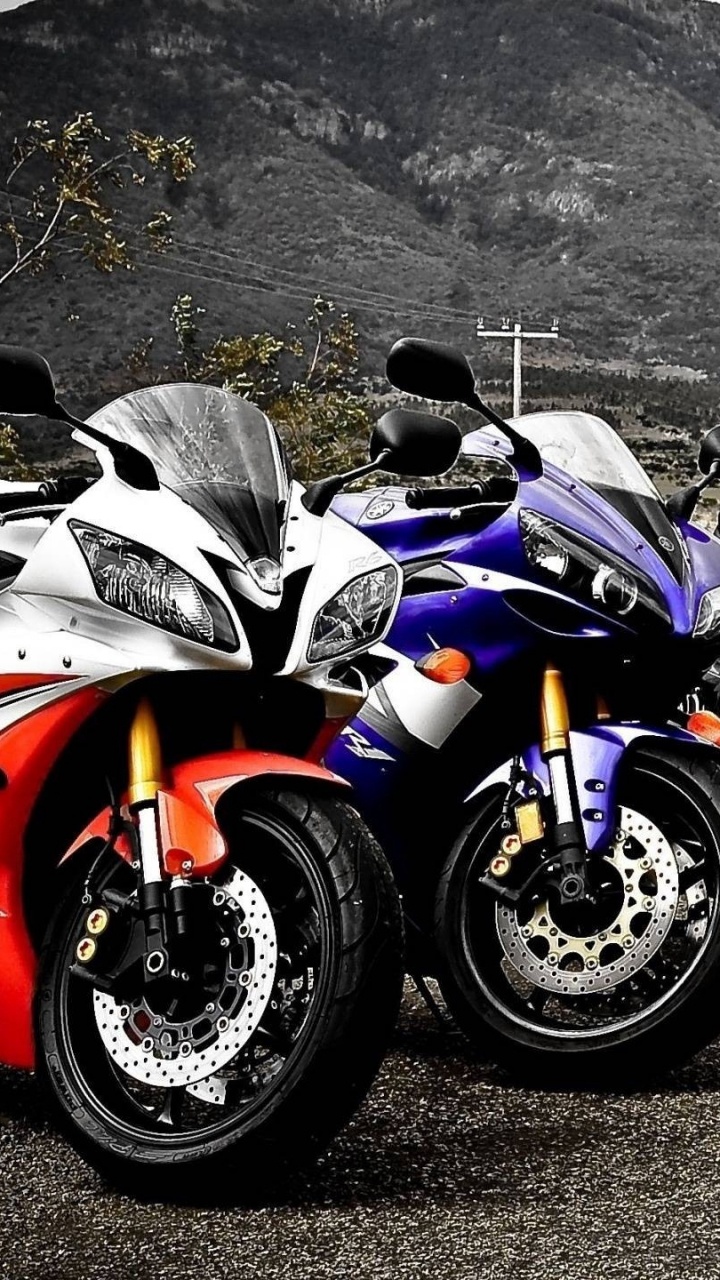 Man in Orange and Black Sports Bike on Road During Daytime. Wallpaper in 720x1280 Resolution