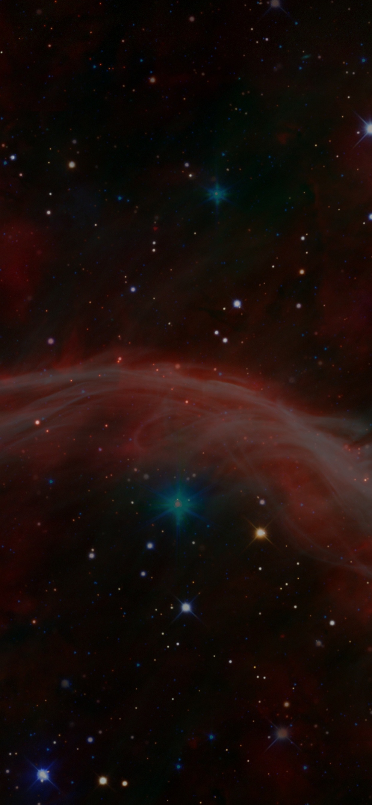 Ilustración de Galaxia Azul y Blanca. Wallpaper in 1242x2688 Resolution