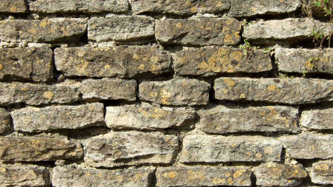 Brown and Gray Brick Wall. Wallpaper in 1280x720 Resolution
