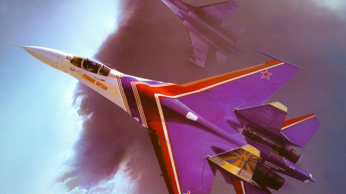 Yellow and White Jet Plane Flying in The Sky. Wallpaper in 1366x768 Resolution