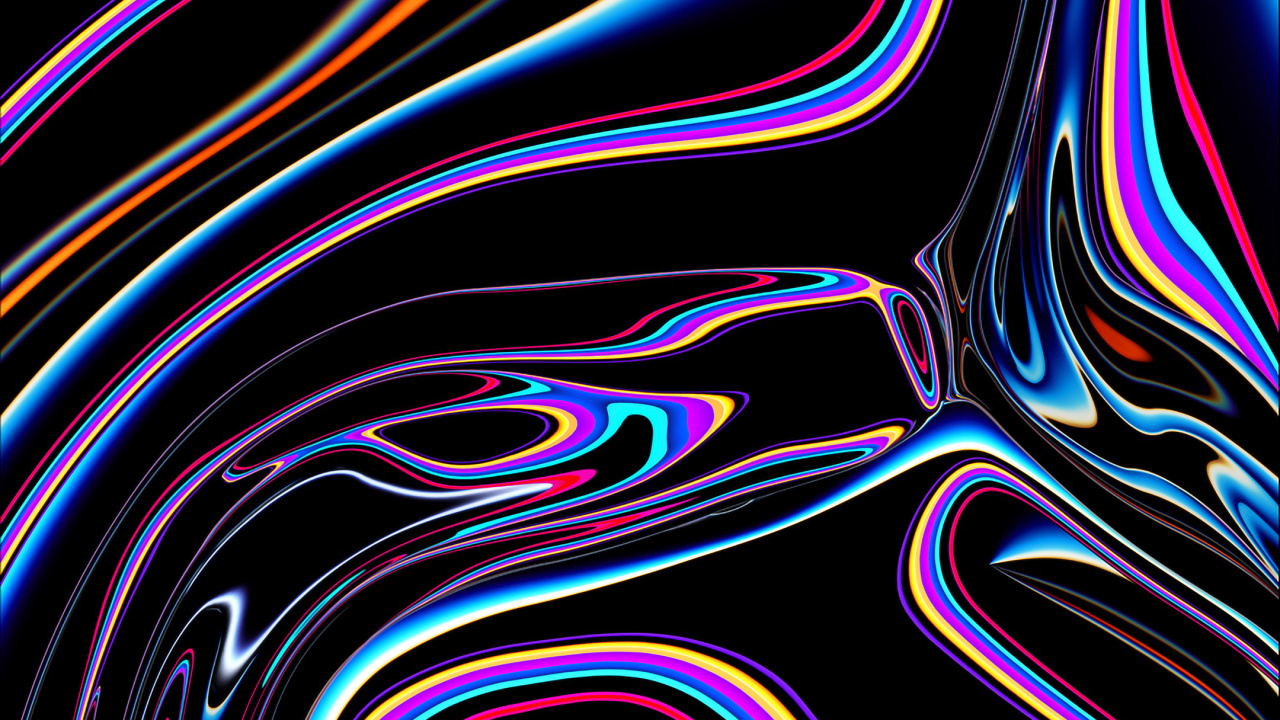 Manzana, Ios, Luz, Arte, Fila. Wallpaper in 1280x720 Resolution