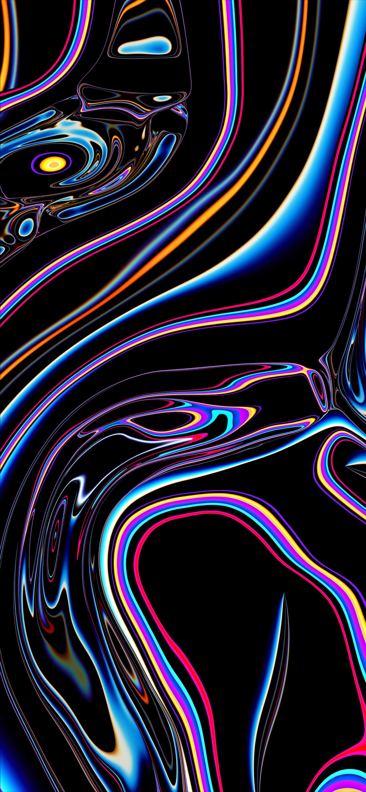 苹果, Ios, 色彩, 光, 艺术 壁纸 1242x2688 允许