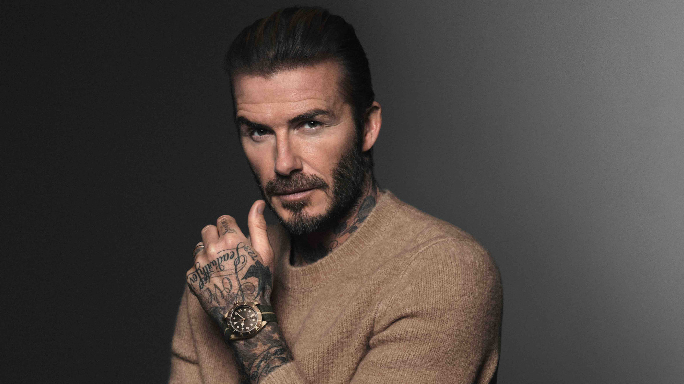 David Beckham, Gesichtsbehaarung, Kehllappen, Haar, Schnurrbart. Wallpaper in 1366x768 Resolution