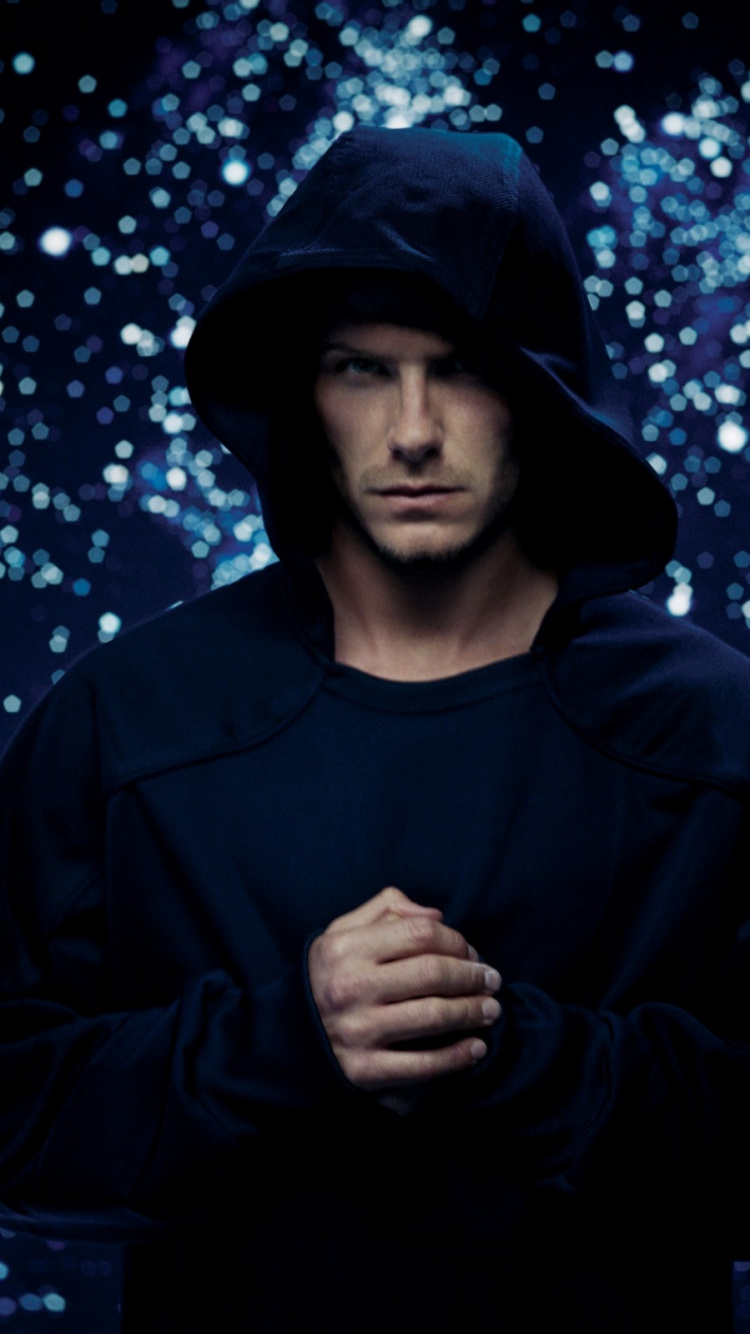 David Beckham, Raum, Himmel, Kapuze, Cool. Wallpaper in 750x1334 Resolution