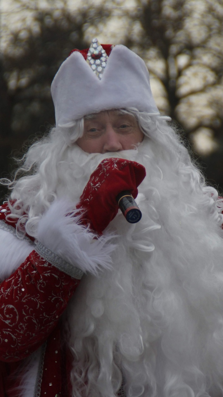 Ded Moroz, Santa Claus, Le Jour De Noël, Festival, Tradition. Wallpaper in 720x1280 Resolution