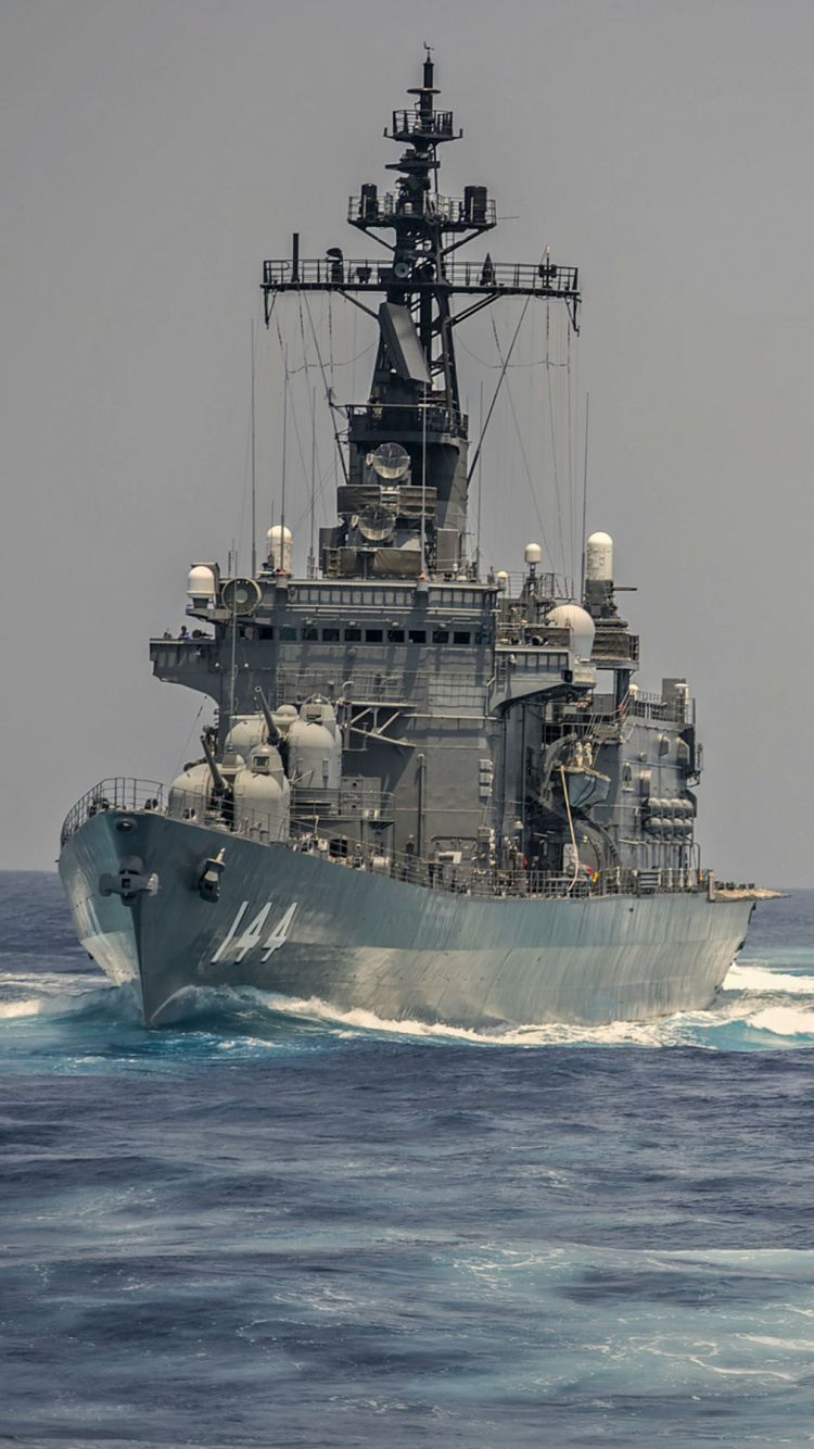 Navire de Guerre, Marine Indienne, Force D'autodéfense Maritime Japonaise, de Navires de Guerre, Destroyer. Wallpaper in 750x1334 Resolution