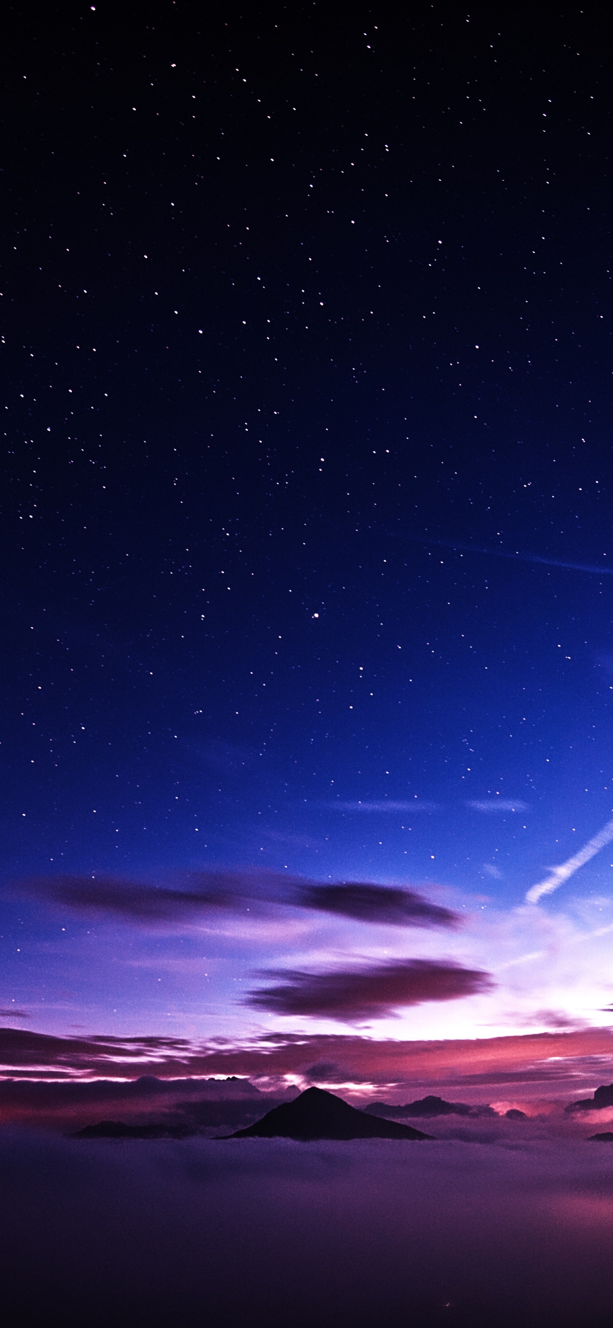 Puesta, Espacio, Atardecer, Estrella, Ambiente. Wallpaper in 1242x2688 Resolution