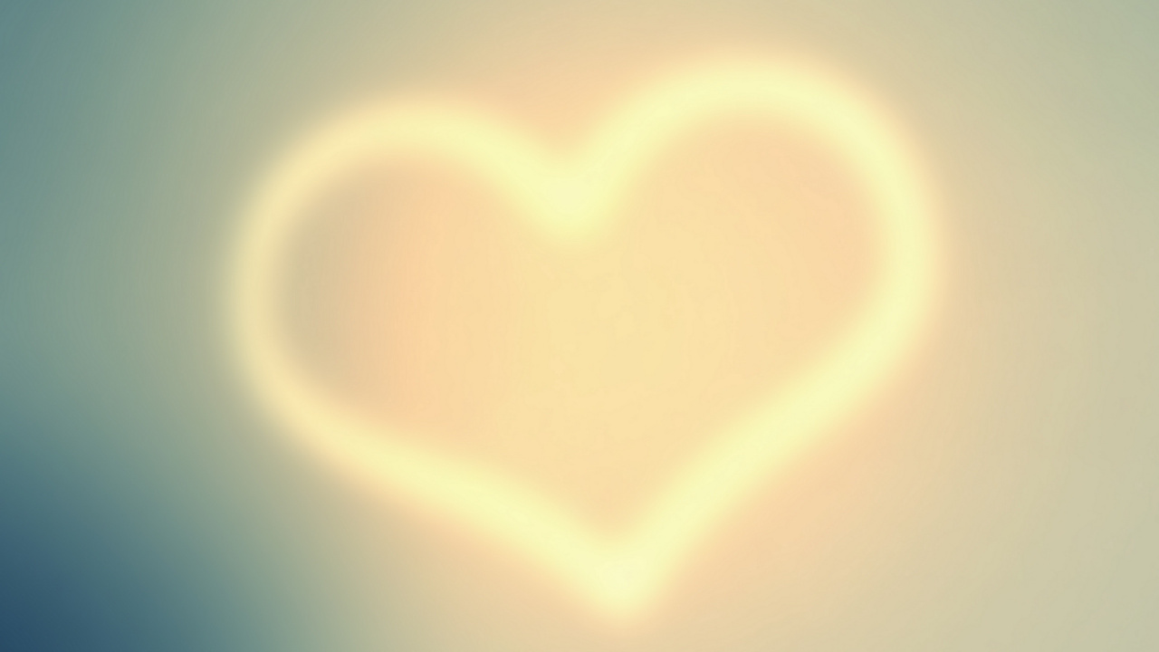 Herzen, Liebe, Atmosphäre, Himmel. Wallpaper in 1280x720 Resolution