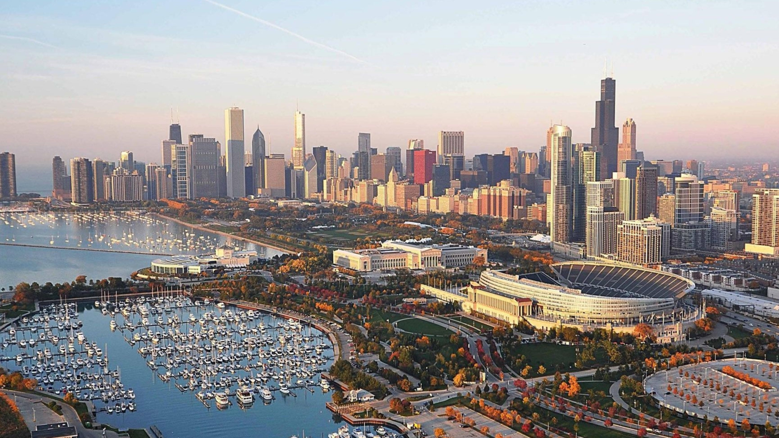 Aerial View of City Buildings During Daytime. Wallpaper in 2560x1440 Resolution