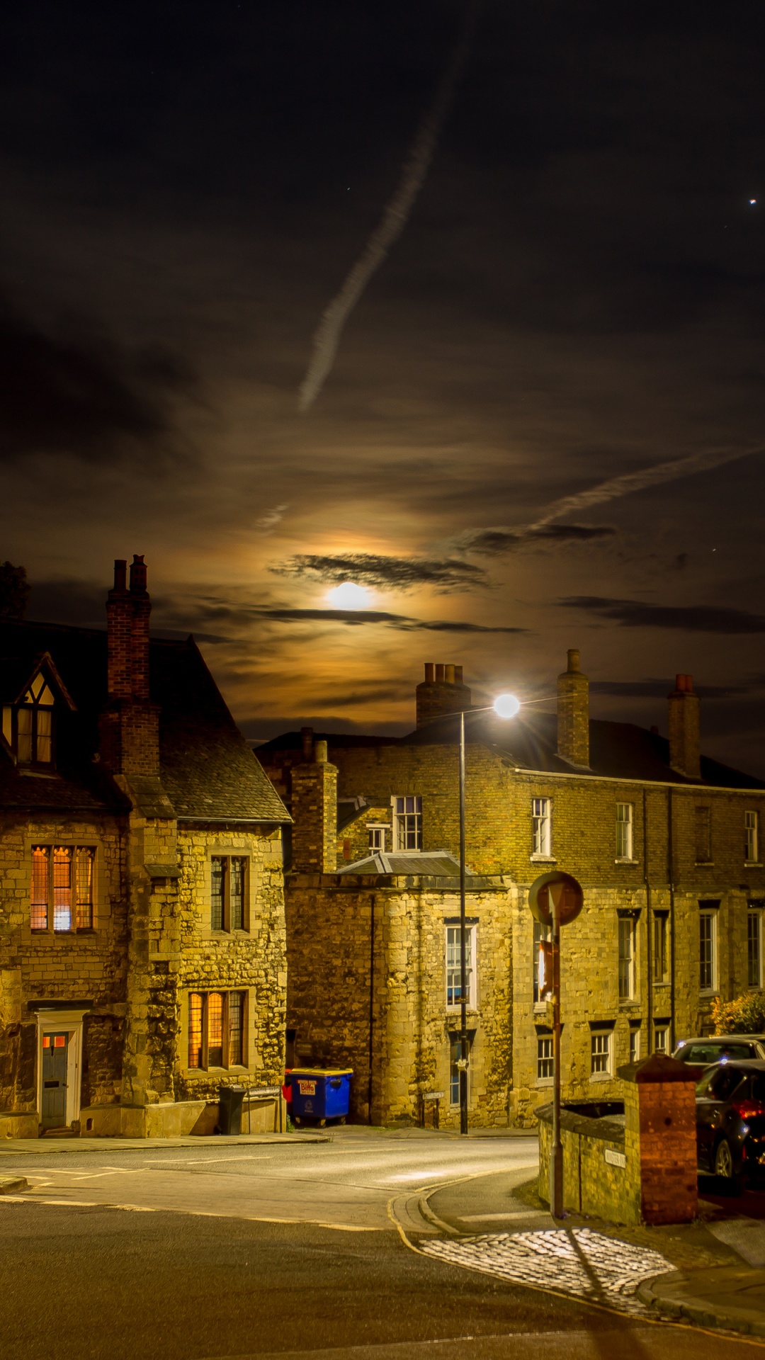 街, Lincoln, 光, 城市, 天空 壁纸 1080x1920 允许