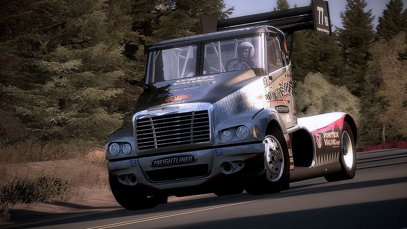 White and Black Ford Truck on Road During Daytime. Wallpaper in 1366x768 Resolution