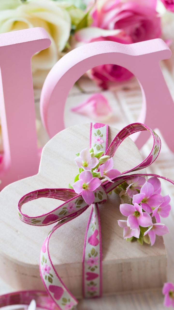 Pink, Wedding Favors, Flower, Rose, Petal. Wallpaper in 720x1280 Resolution