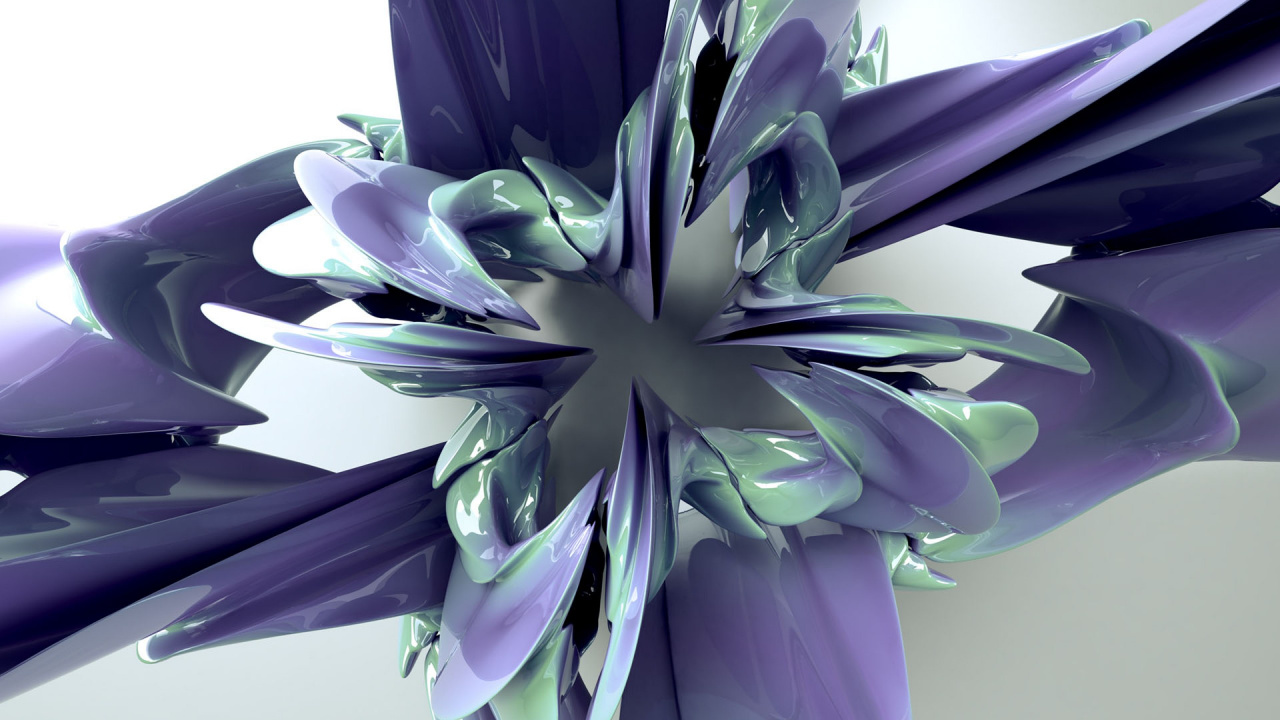 Purple and Green Flower in Close up Photography. Wallpaper in 1280x720 Resolution