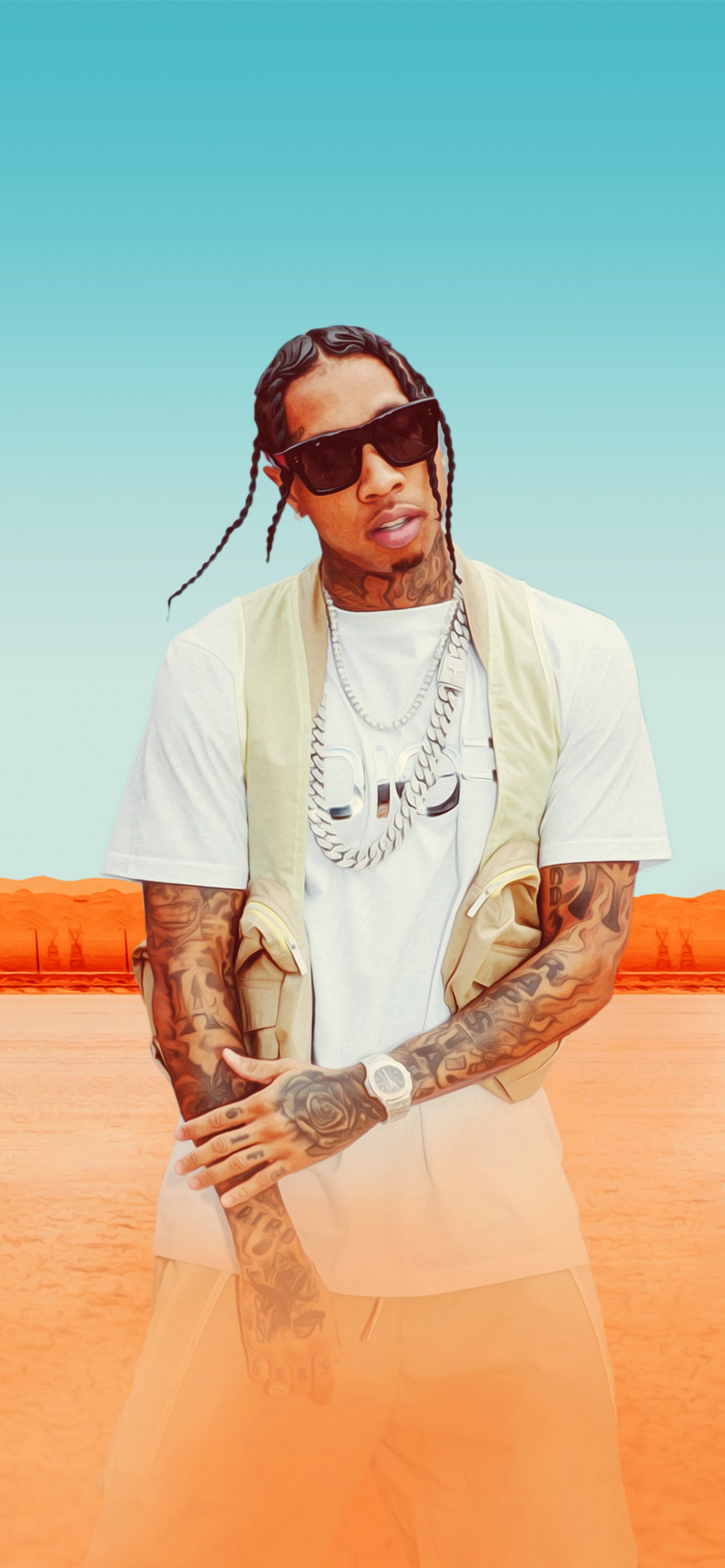 DJ Serpiente, Tyga, la Música Hip Hop, Diversión, Adaptación. Wallpaper in 1242x2688 Resolution