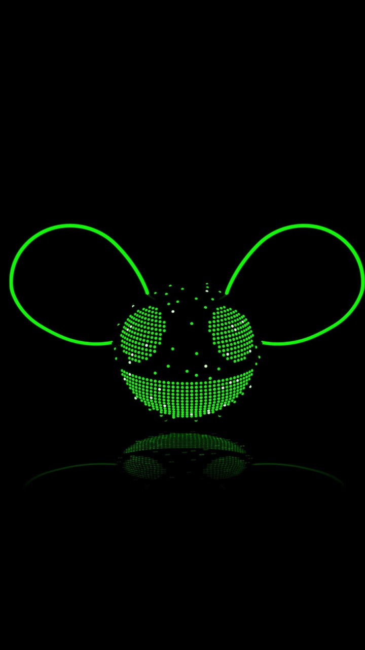 Feuille, Green, Noir, Deadmau5, Obscurité. Wallpaper in 720x1280 Resolution