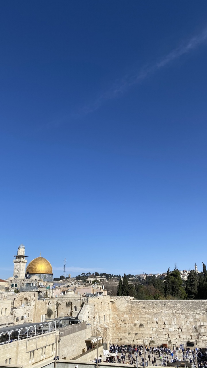 Western Wall, Historic Site, Ancient History, Dome, Landmark. Wallpaper in 720x1280 Resolution