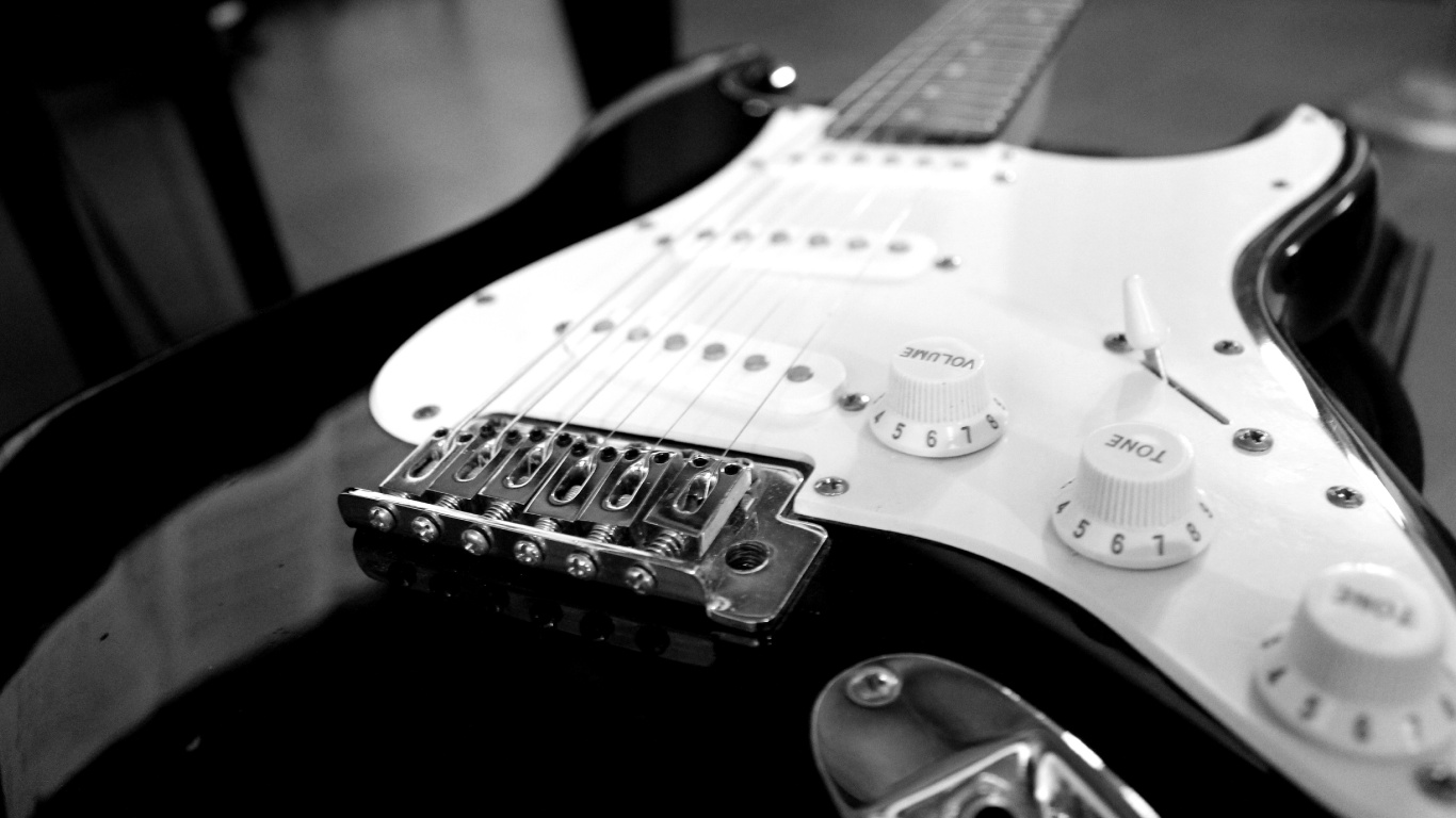 Download 1366x768 Wallpaper Electric Guitar, Guitar, Fender Stratocaster, Bass Guitar, String Instrument Electric Guitar, Guitar, Fender Stratocaster, Bass Guitar, String Instrument. Wallpaper in 1366x768 Resolution