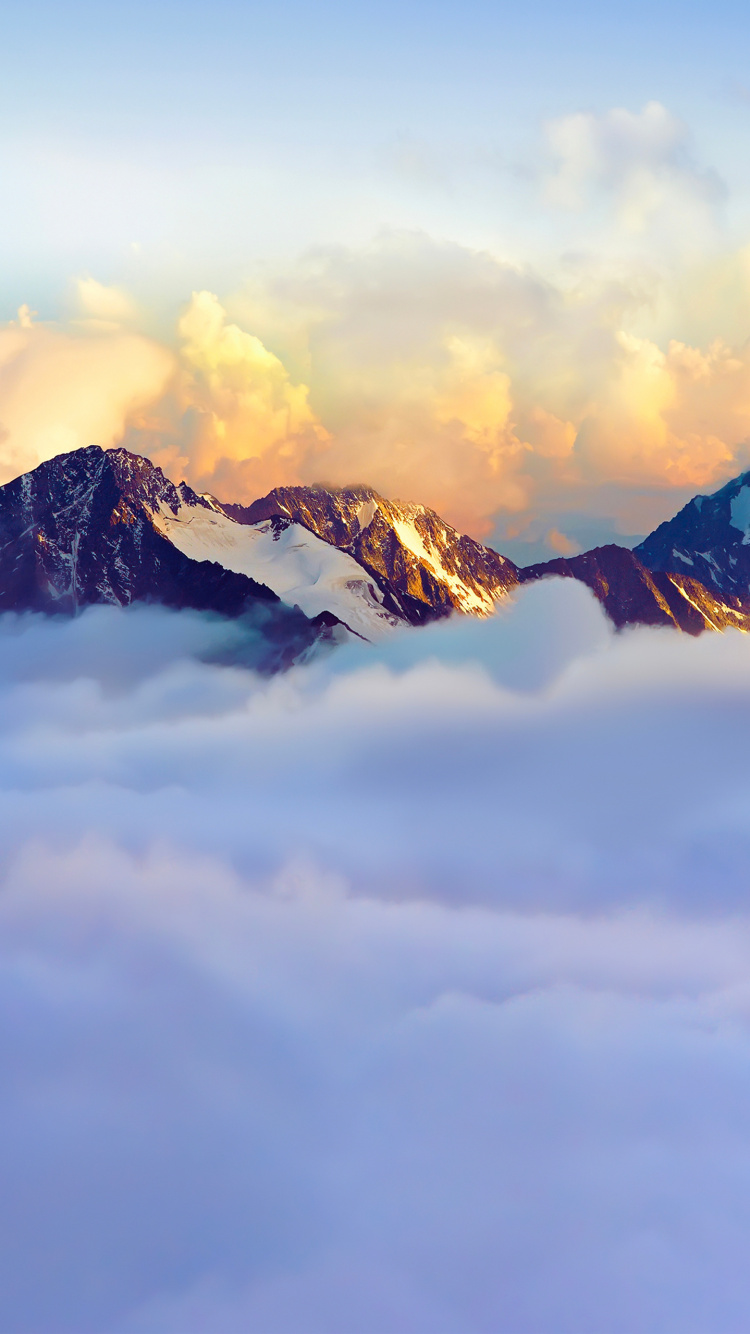 Montagnes Rocheuses, Himalaya, Cervin, Gamme de Montagne, Nature. Wallpaper in 750x1334 Resolution