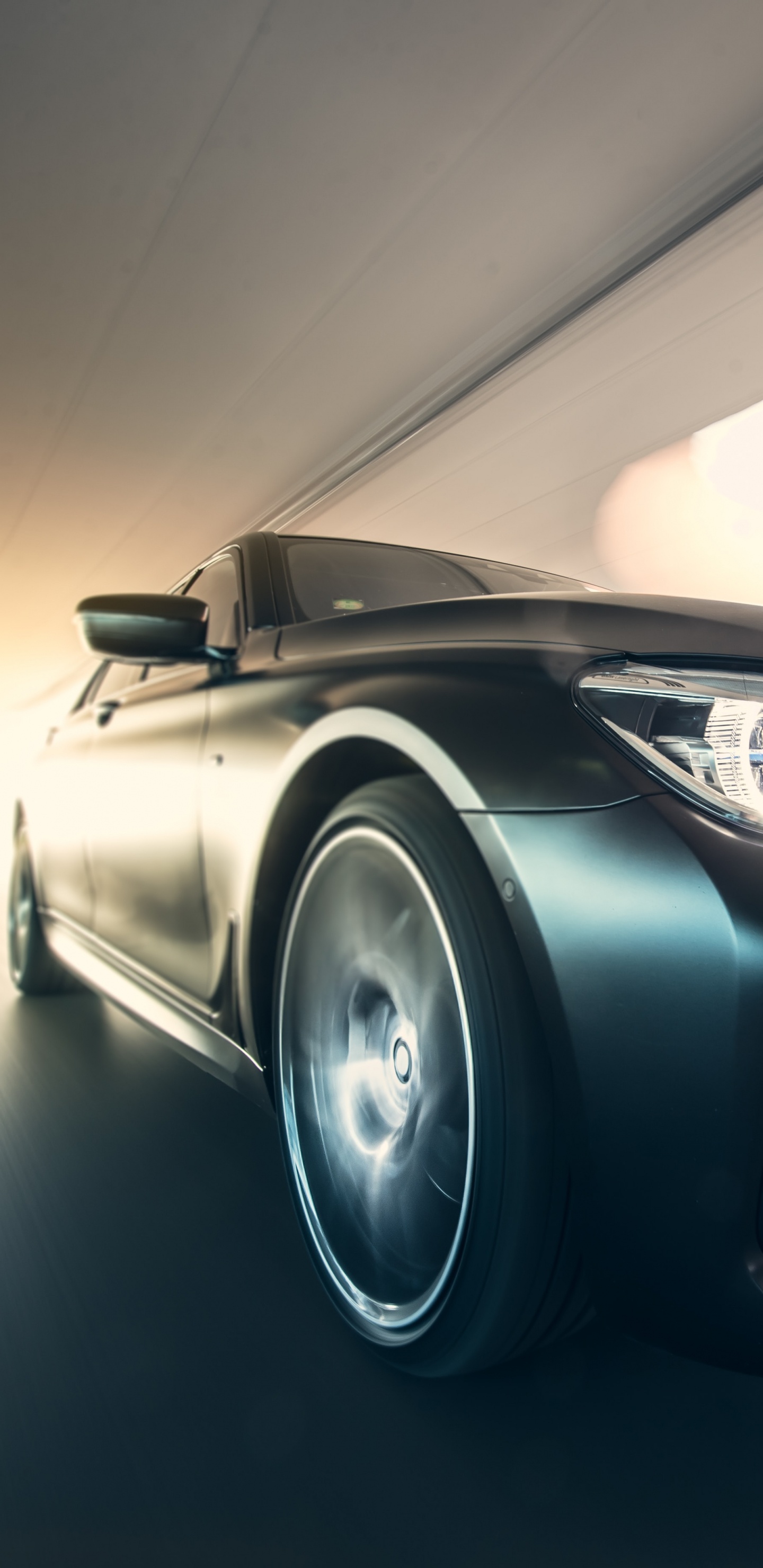 Silver Mercedes Benz c Class. Wallpaper in 1440x2960 Resolution