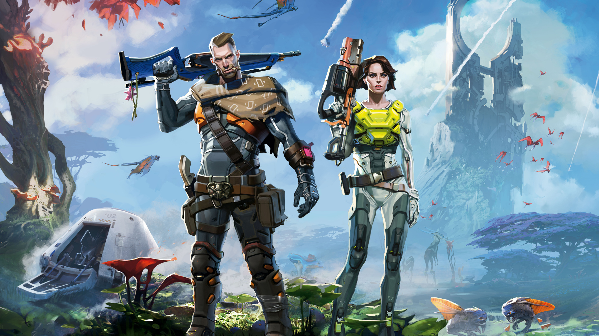 Videojuego de Estrategia, Juego de Pc, Mecha, Juego de Aventura, Ilustración. Wallpaper in 1920x1080 Resolution